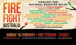 El cartel de Fire fight Australia 2020