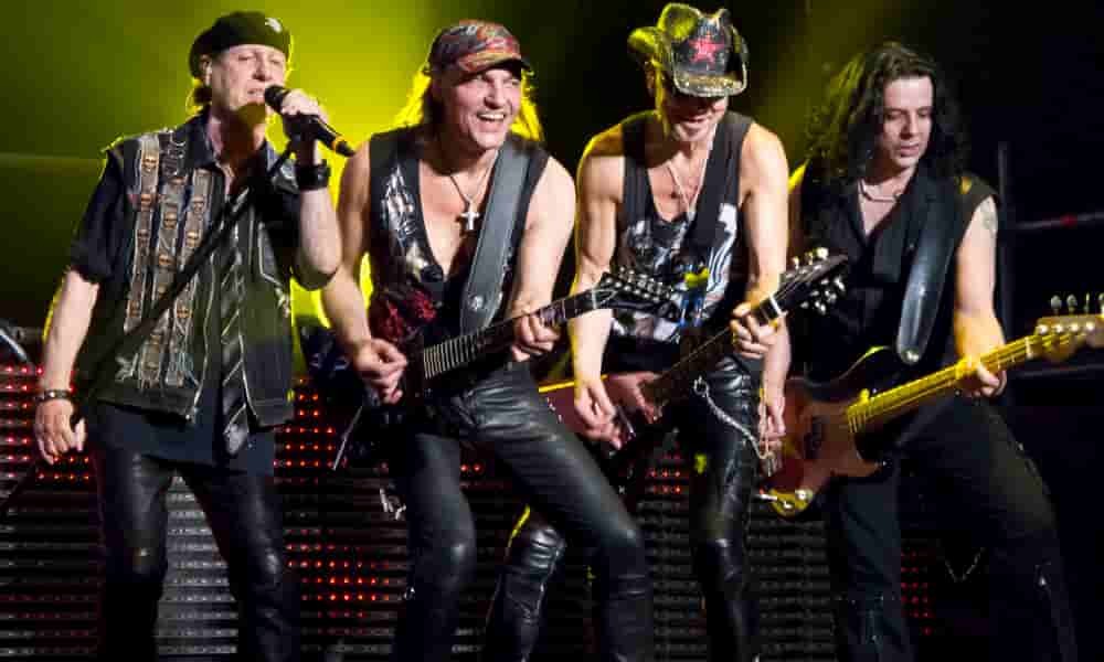 La banda alemana Scorpions en 2020