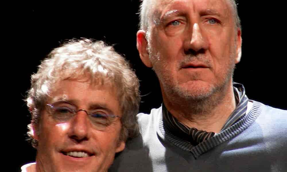 Pete Townshend con Roger Daltrey en 2008